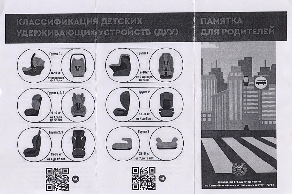 Чтобы избежать беды, с автокреслом ты веди!